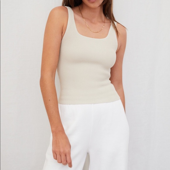 Aritzia Babaton Sculpt Knit Long Tank - Picture 2 of 4